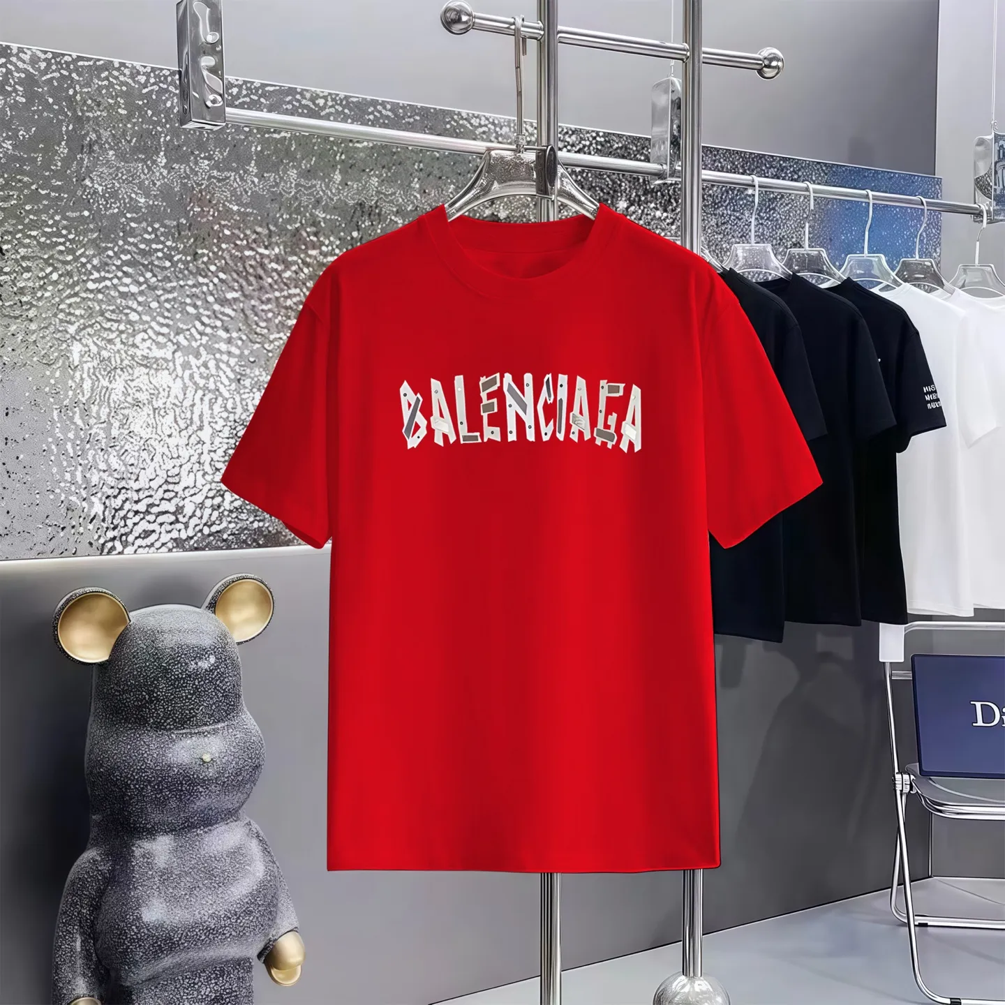 Balenciaga T 1:1 300 1×1 Same Style logo OS 200 ：Black，White， ，Red， Gray Size：XS-L